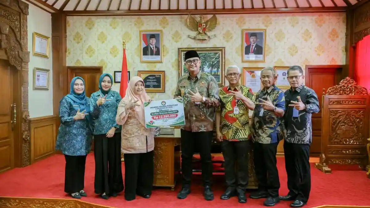 Donasi Rp 109 Juta dari PKK-DWP Klaten Disiapkan untuk Korban Bencana
