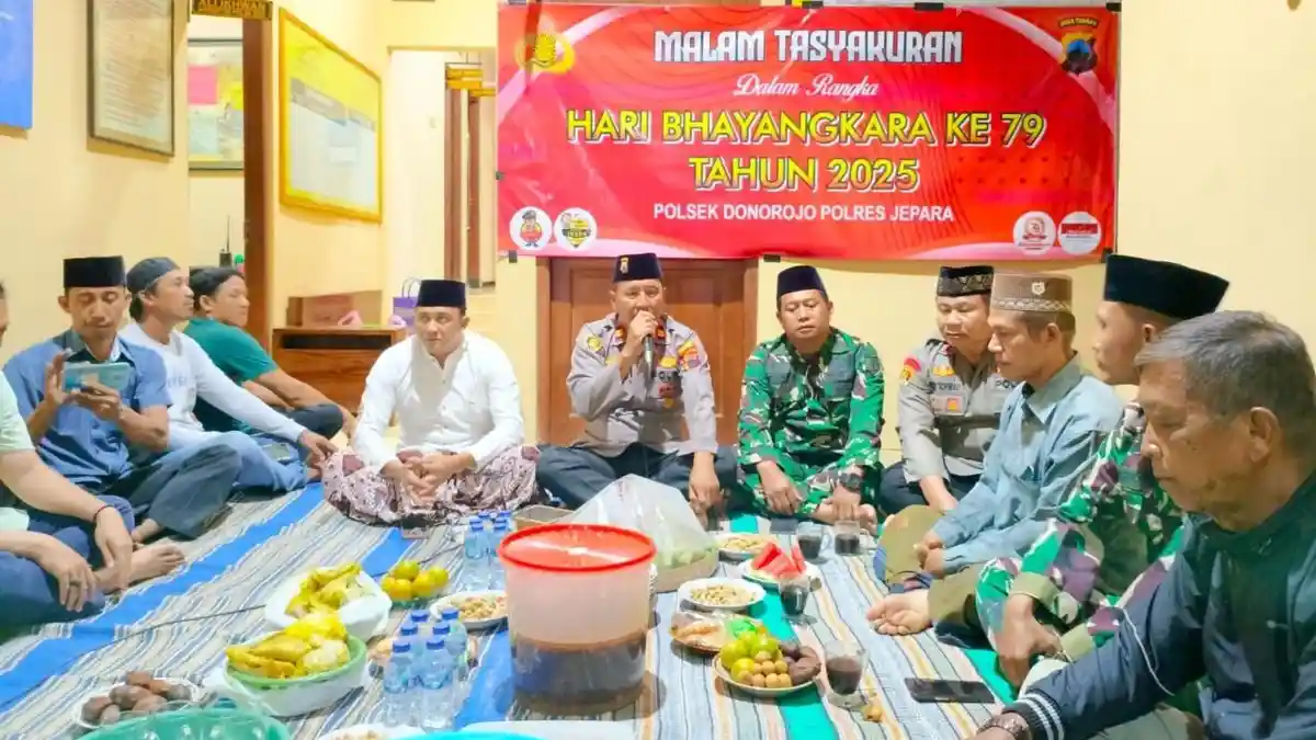 Peringati Hari Bhayangkara Ke-79, Polres Jepara Gelar Malam Tirakatan
