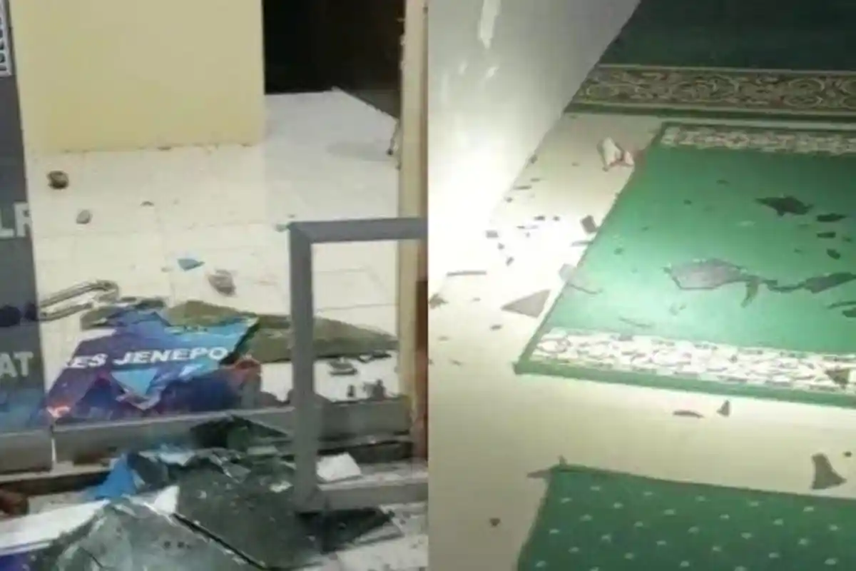 Kondisi Mapolres Jeneponto Pasca Diserang OTK, Ada Polisi Terluka