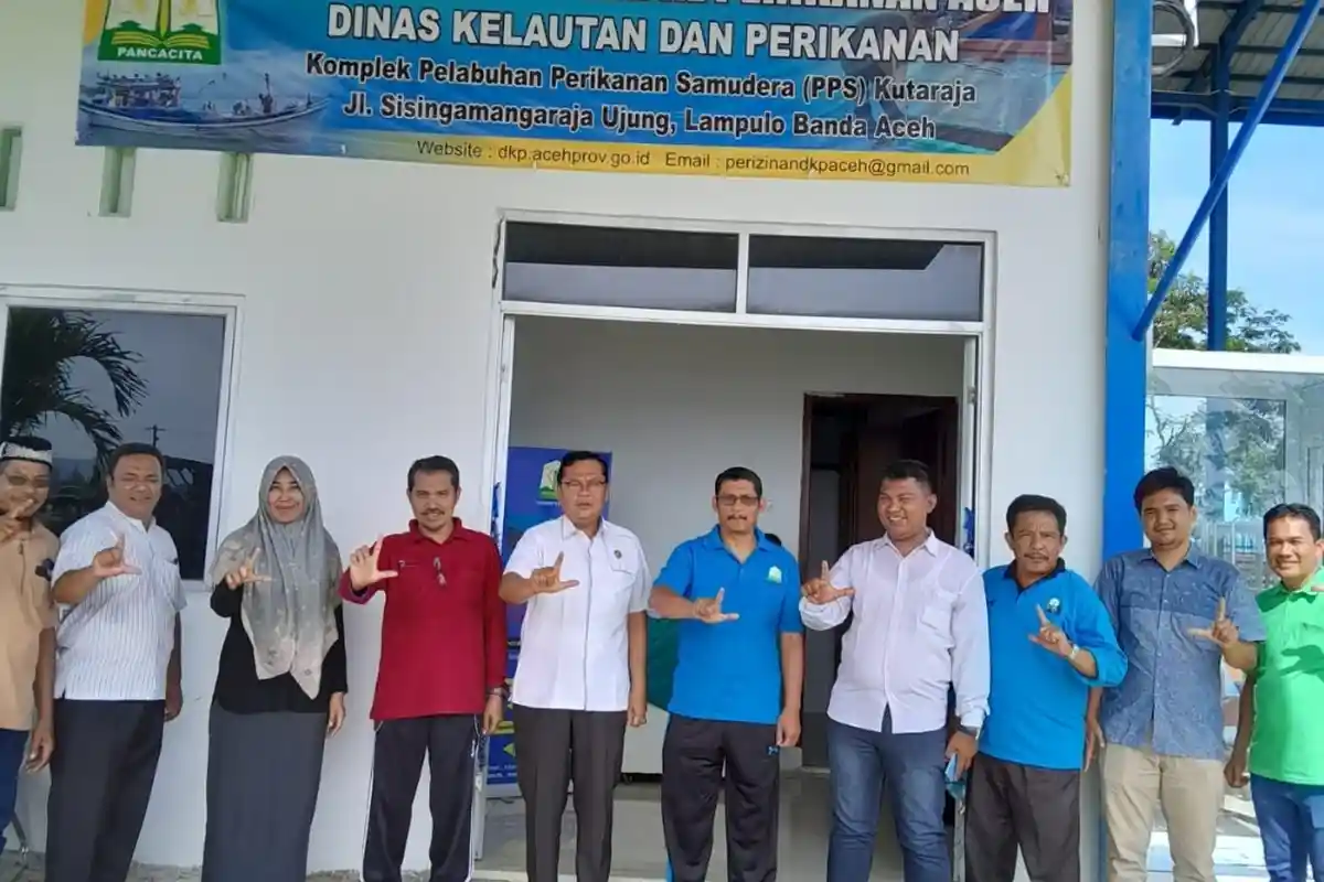 DKP Aceh Buka Gerai Pengurusan Perizinan Kapal Perikanan di Kompleks Kantor DKP di Lampulo