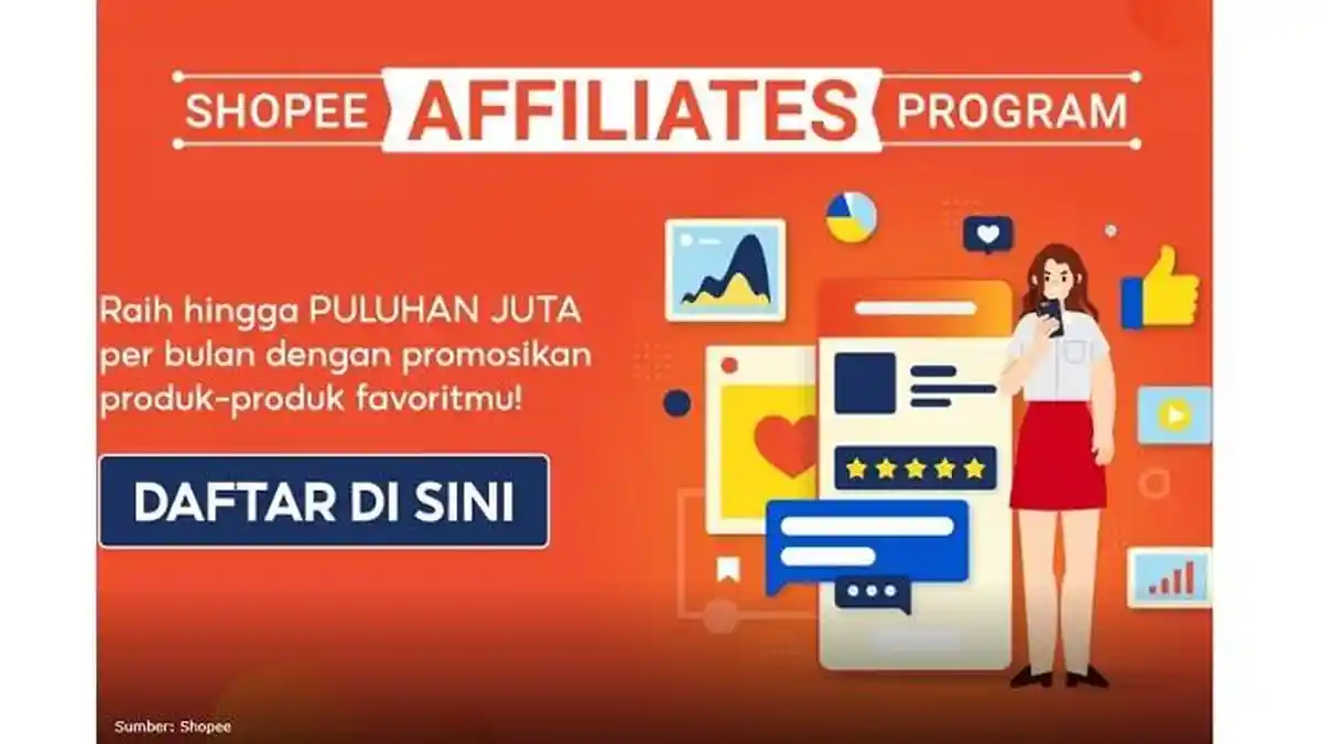 Cara Daftar Shopee Affiliate, Lengkap dengan Syarat Pendaftar