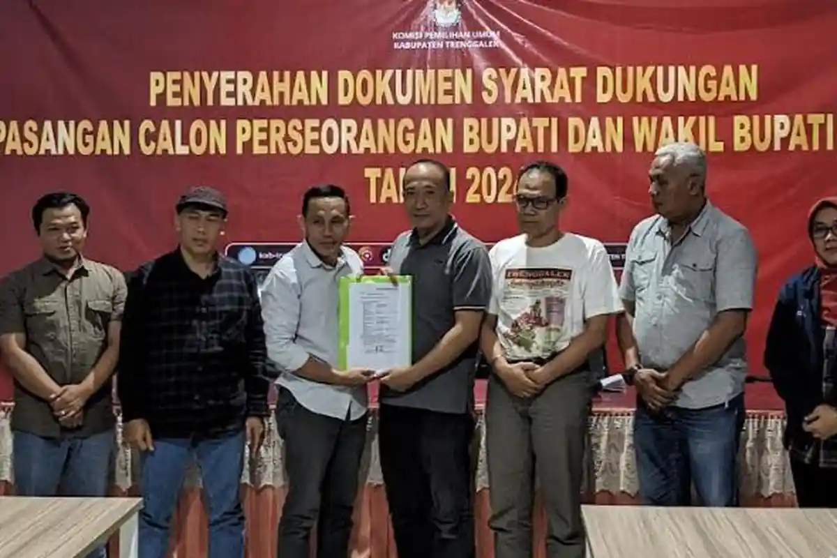 KPU Trenggalek Rampungkan Proses Verfak Bapaslon Perseorangan, 2 Kecamatan Dapat Perlakuan Istimewa