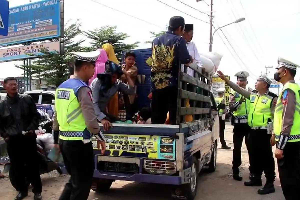 Polres Pringsewu Lampung Tilang 1.583 Kendaraan Sepanjang 2023
