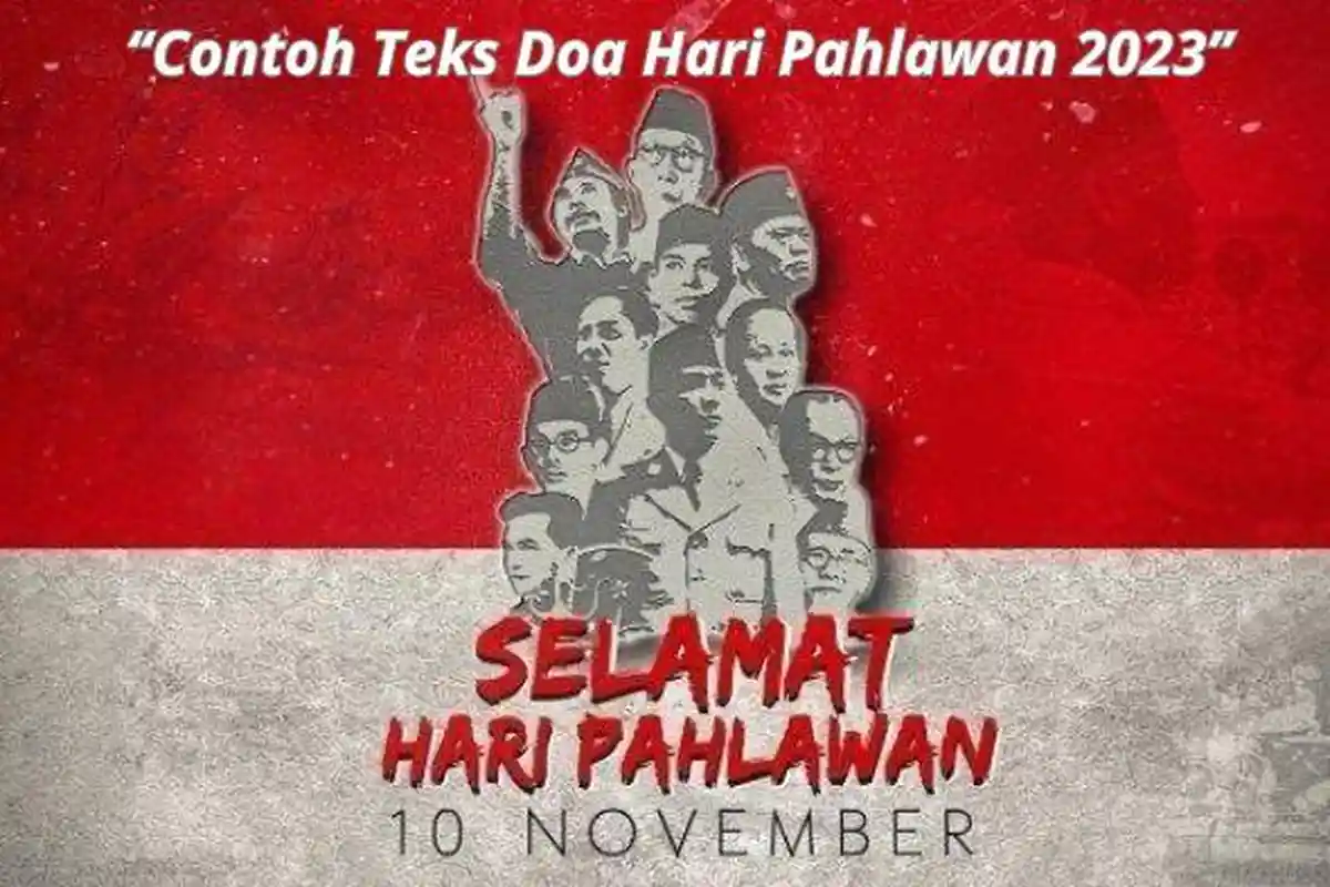 Contoh Teks Doa Upacara Hari Pahlawan 10 November 2023, Lengkap dengan File PDF Tinggal Unduh
