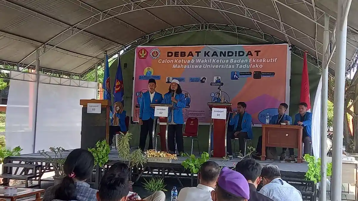 Pemilu Raya Presiden Mahasiswa di Untad Digelar Besok, Tiga Kandidat Bersaing Ketat