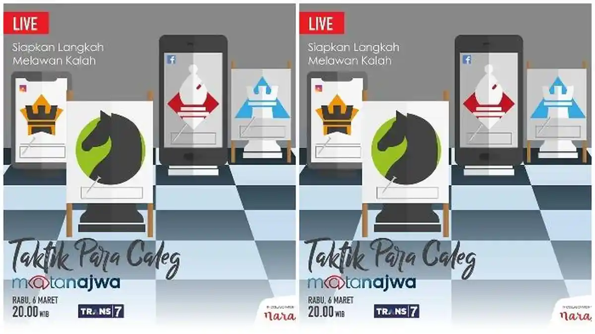 Live Streaming Trans7, Mata Najwa Malam Ini Pukul 20.00 WIB, Episode: Taktik Para Caleg