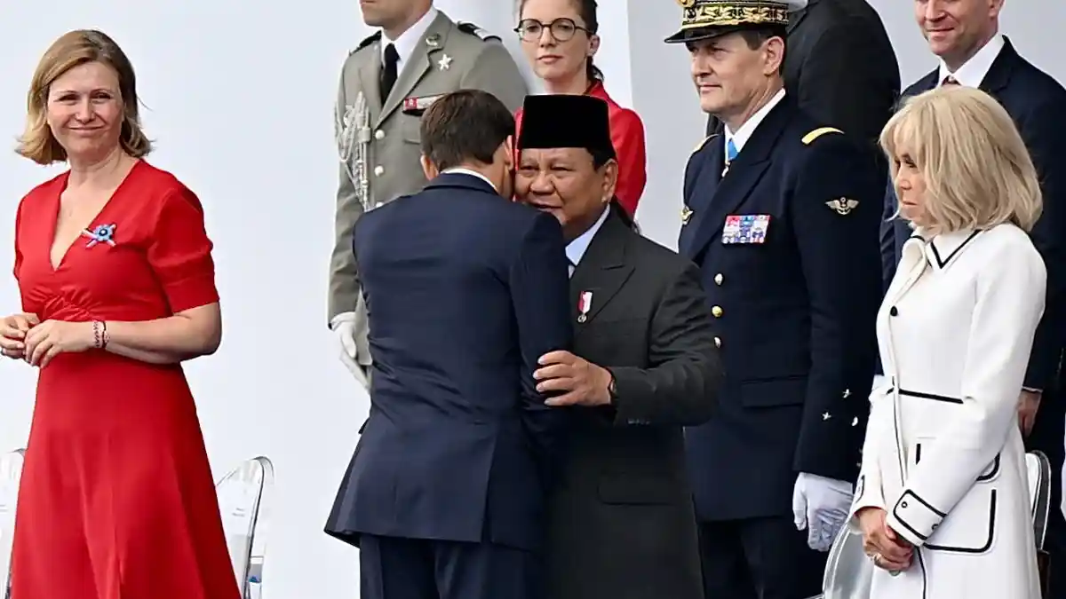 Presiden Macron Bangga, Prajurit TNI Berbaris dengan Pasukan Prancis di Bastile Day