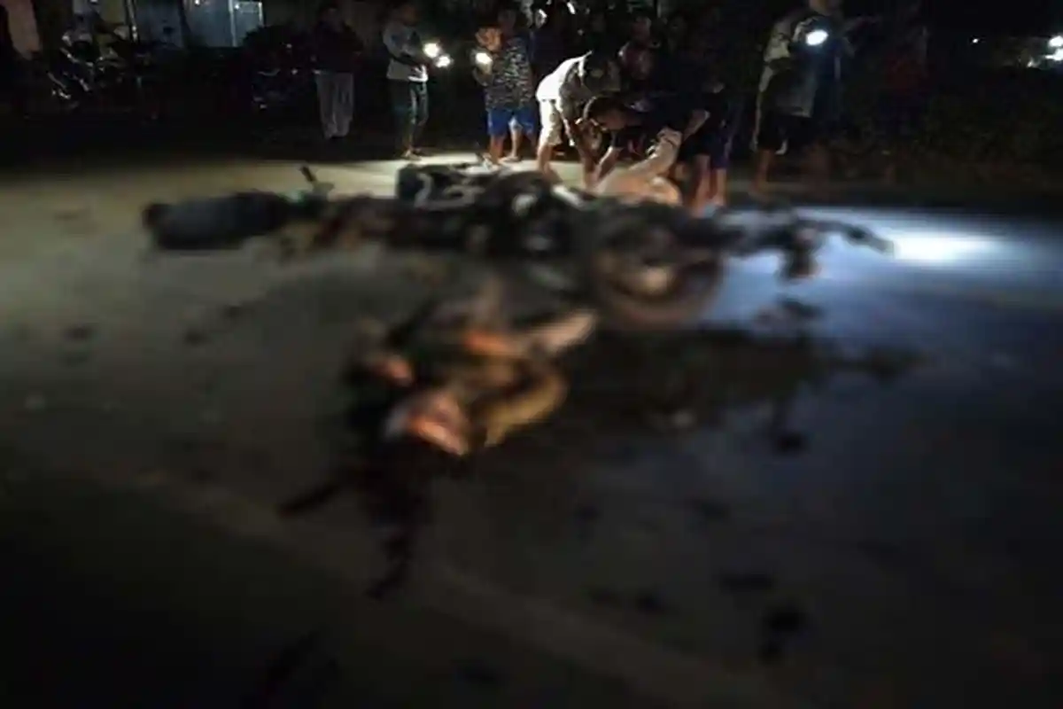 Dua Pemuda Tewas Usai Lakalantas di Jalan Trans Timor Raya TTU, NTT