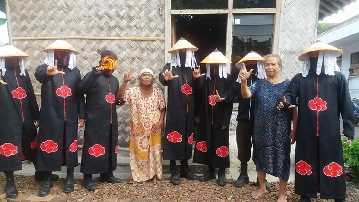 Viral! Akatsuki di Naruto Menginspirasi Para Pemuda di Lumajang Lakukan Hal Besar Ini