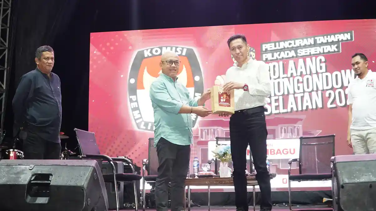 KPU Bolsel Sulawesi Utara Launching Maskot dan Jingle di Pilkada 2024