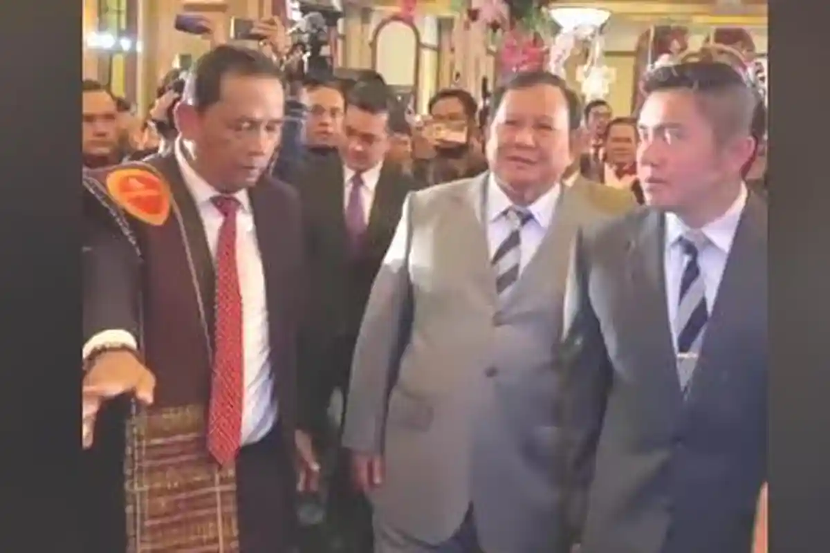 Viral Prabowo Subianto Hadir Pernikahan Anak Hotman Paris, Ada Sandiaga Uno, Erick Thohir, Ridwan