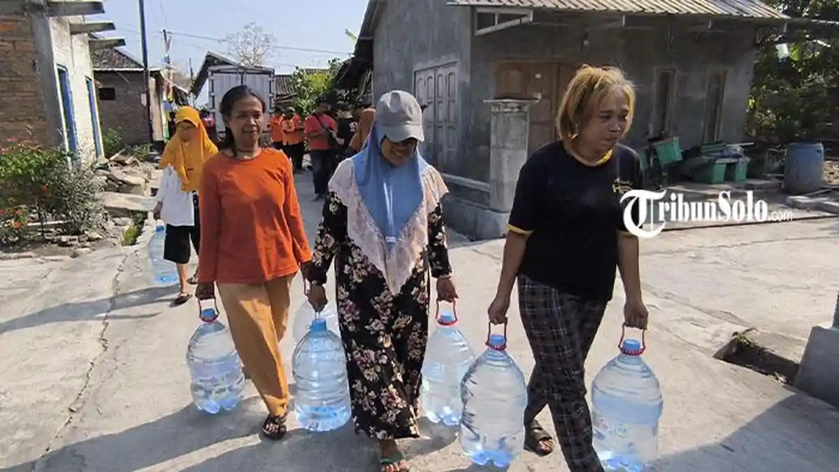 Kekeringan Meluas di Klaten dampak dari Kemarau, 18 Desa Terdampak dan 18.905 Jiwa Butuh Air Bersih