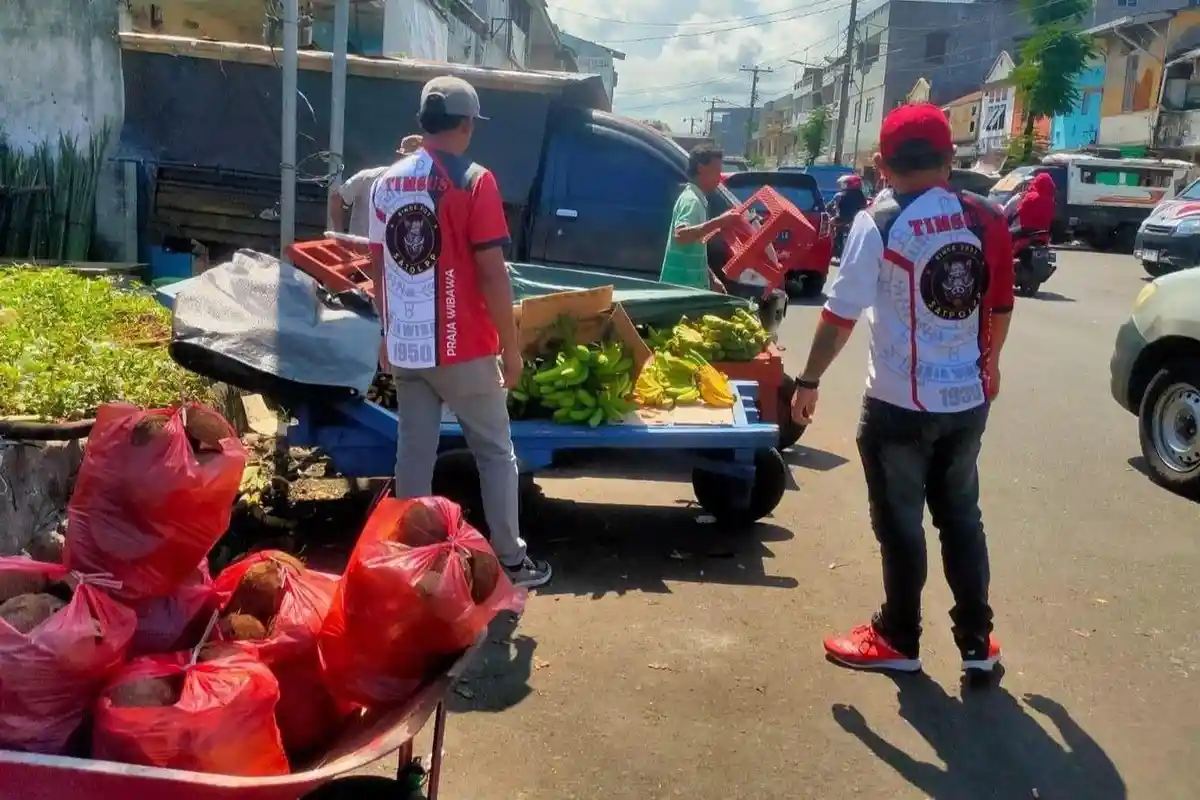 Satpol PP Manado Tertibkan Pedagang Berjualan di Kelurahan Calaca dan Tikala Ares, Ini Sebabnya