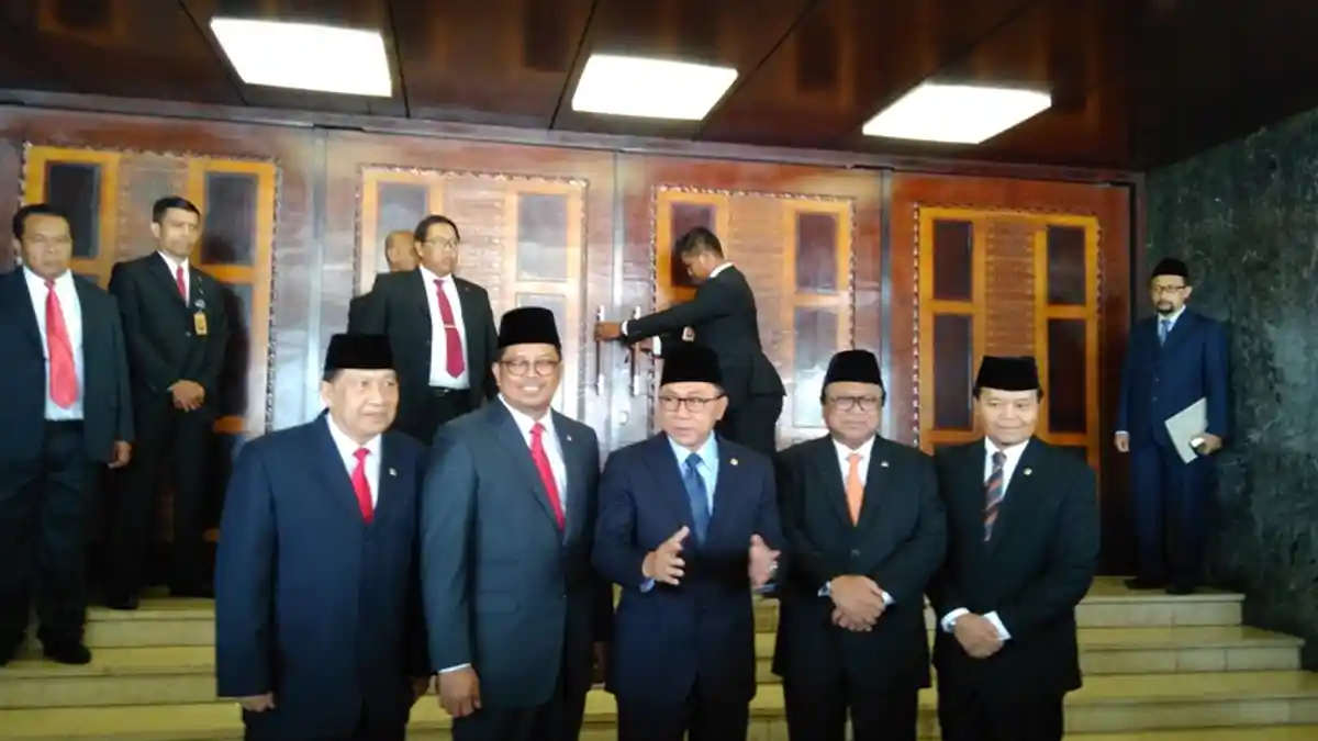 Sah, Ahmad Muzani, Ahmad Basarah, Muhaimin Iskandar jadi Wakil Ketua MPR