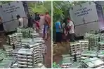 VIRAL Mobil Pengantar MBG Terpeleset di Selangit, Sempat Bikin Heboh Warga Musi Rawas