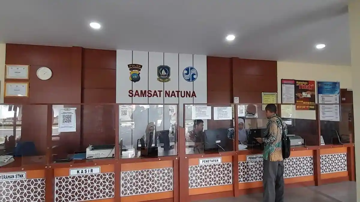Data Samsat Natuna Capaian Pajak Kendaraan Bermotor Baru 49 Persen Hingga Juli 2024