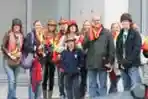 FANS Spanyol Masuki Kota Warsawa