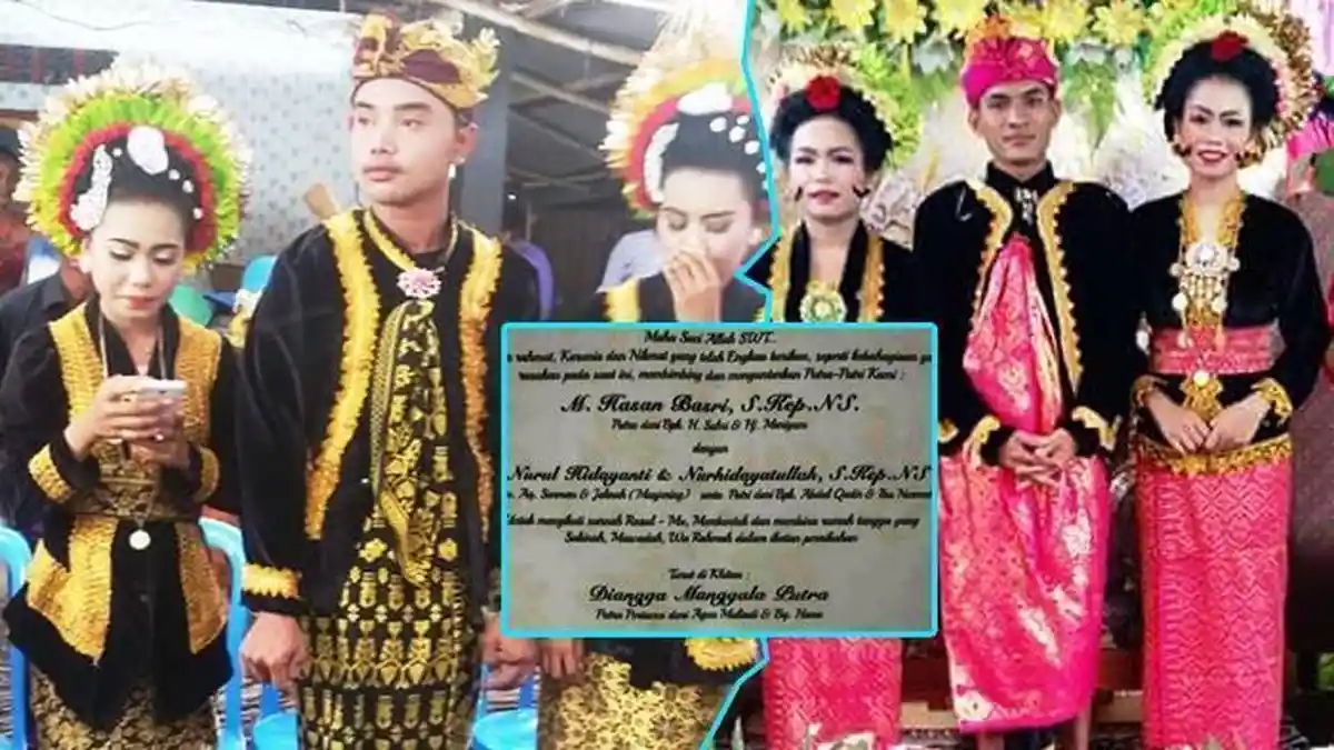 Kado Malam Pertama Bikin Penasaran, Lelaki Ini Menikahi 2 Wanita Sekaligus
