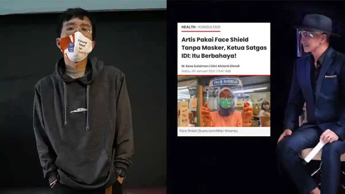 Tanggapi dr Tirta Bahas Artis Syuting Pakai Face Shield Tanpa Masker, Anji: Edukasi Perlu Ditambah