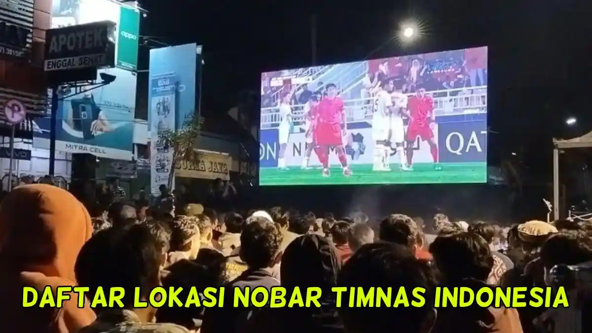 Daftar Lokasi Nobar Gratis Timnas Indonesia vs Bahrain Malam Ini di Semarang, Solo dan Yogyakarta