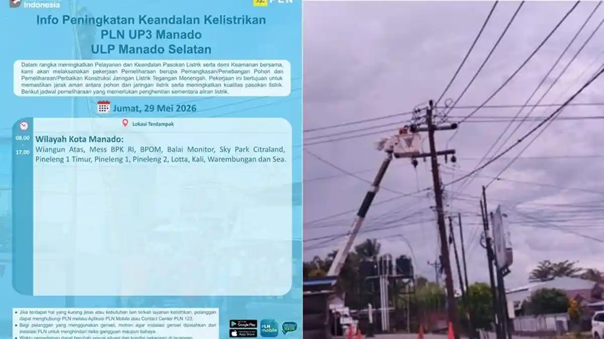 Jadwal Mati Lampu Selama 9 Jam, Info PLN Ini Lokasi Terdampak, Jumat 29 Mei 2026
