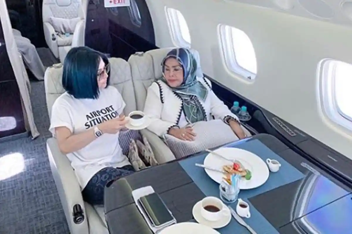 Syahrini Blak-blakan Status Jet Pribadi Dulu dan Setelah Dipersunting Reino Barack Mantan Luna Maya