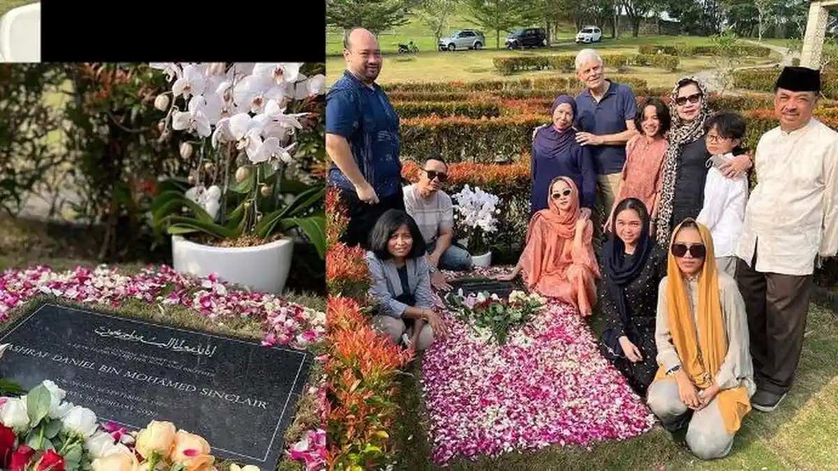 BCL Bunga Citra Lestari Kumpul dengan Keluarga Mertua, Ziarah Makam di Hari Ultah Ashraf Sinclair