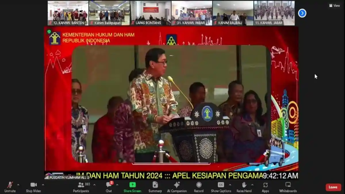28 Bus Angkut Ribuan Pegawai Kemenkumham dan Keluarganya Mudik Lebaran Menuju 9 Titik