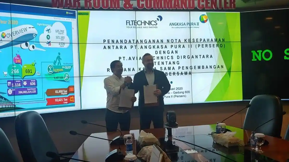 PT Angkasa Pura II dan FL Technics Indonesia Jalin Kemitraan Jangka Panjang