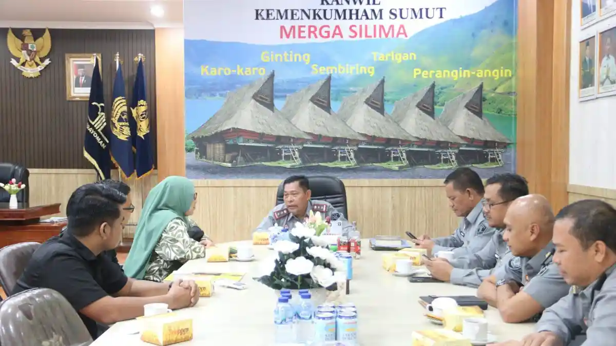 Terima Audiensi UNPAB, Kakanwil Kemenkumham Sumut Sebut Kerja sama Bidang SDM Harus Dilanjutkan