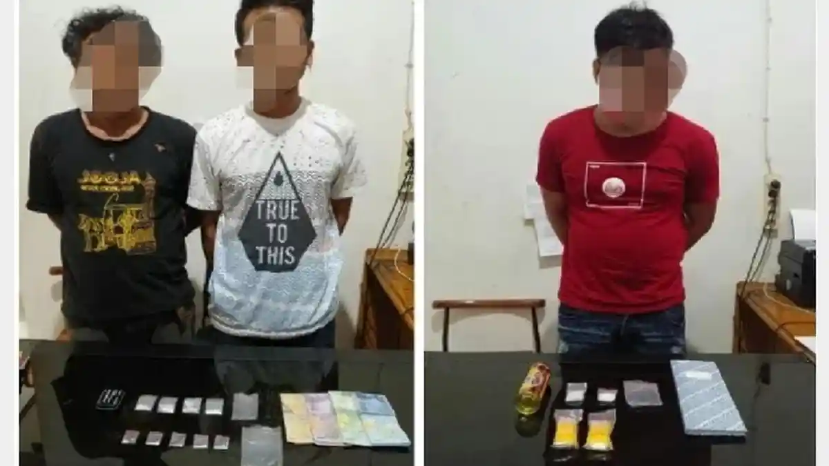Diduga Edarkan Sabu Tiga Oknum Warga Ditangkap Satuan Narkoba Polres Ketapang