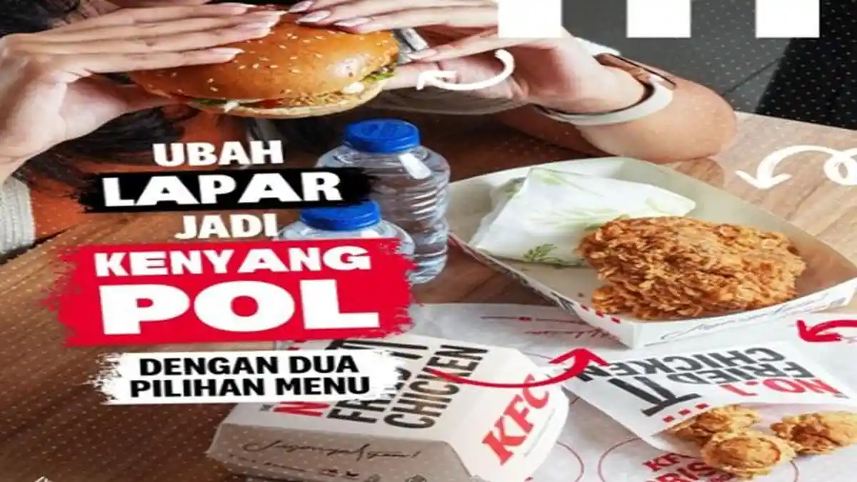 Promo KFC Hari Ini Rabu 8 Mei 2024, Puaskan Makan Siangmu dengan Menu Jagoan Puas 1 atau 2 
