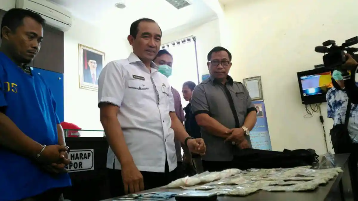 BNNP Sumsel Bekuk Bandar Narkoba Asal Medan