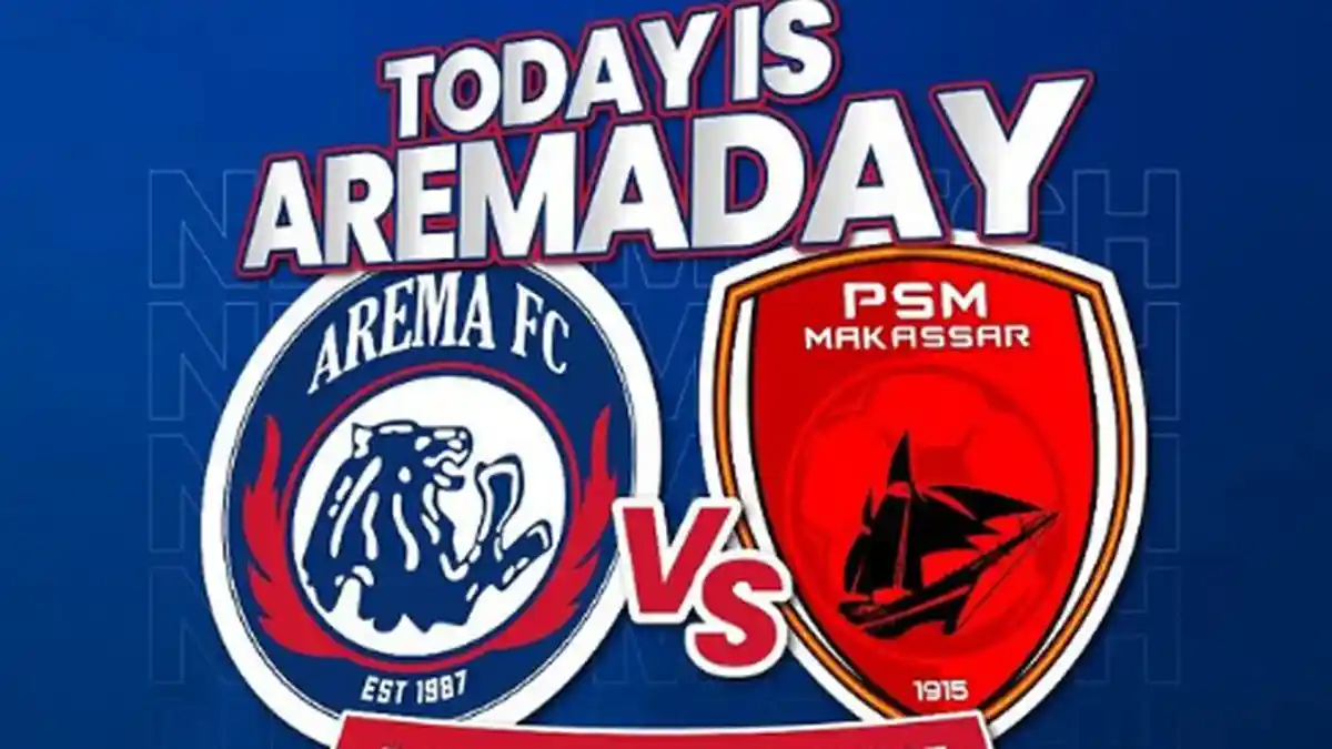 Prediksi Skor Arema FC Vs PSM Makassar, Intip Prediksi Pemain dan Head to Head Kedua Tim