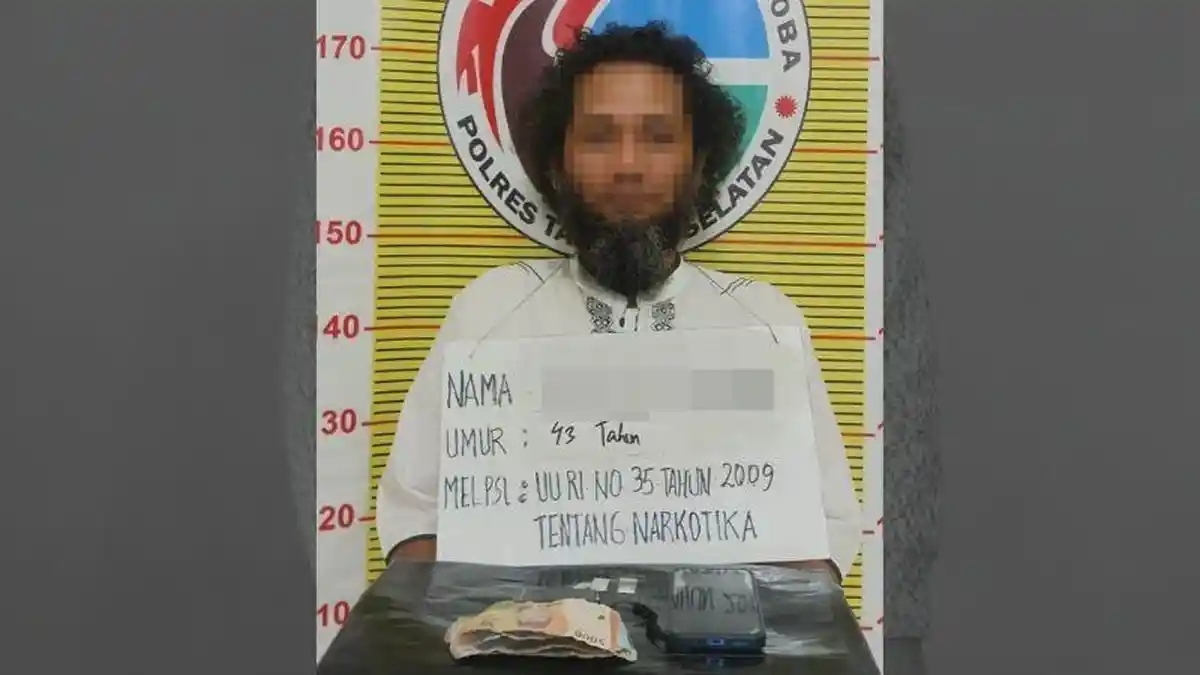 Operasi Antik Toba, Polres Tapsel Ringkus Pengedar Sabu di Kawasan Pasar Sipirok