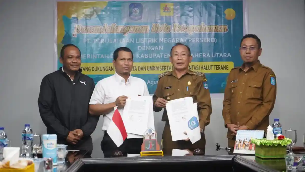 Teken MoU, PLN Dukung Electrifying Economy and Tourism di Halmahera Utara
