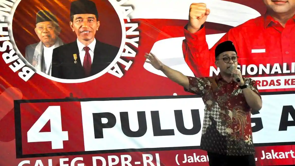 Caleg PDIP Galang Relawan Demi Pileg dan Pilpres