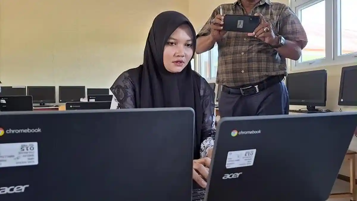 Laptop Chromebook Sekolah di Pidie Sebagian Rusak, Ternyata Memiliki Unggulan