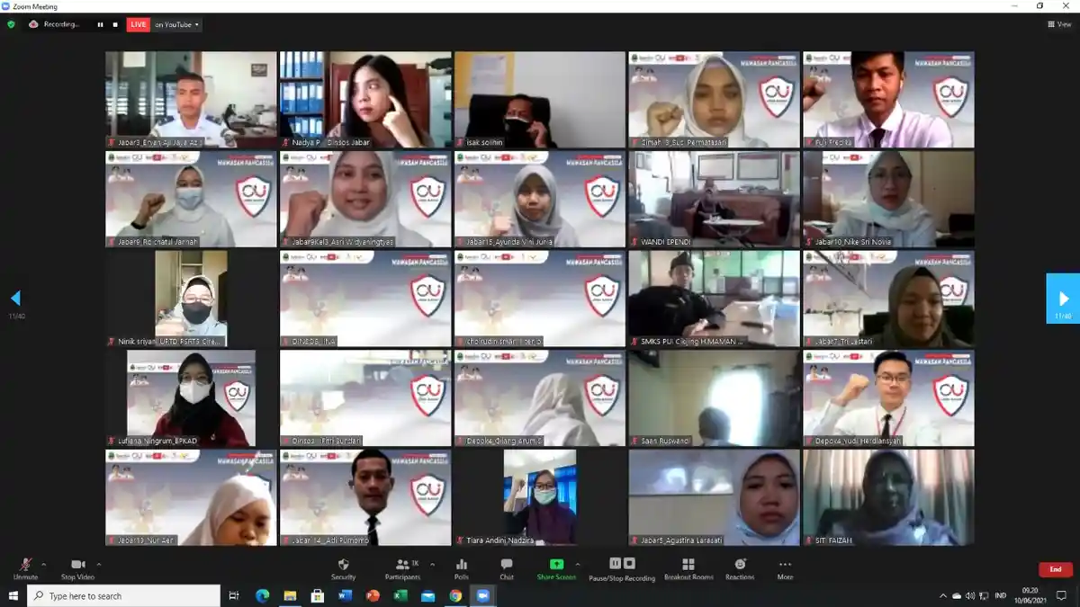 BPSDM Jabar Gelar Webinar Bedah Buku Wawasan Pancasila, Diikuti Ribuan Orang di Zoom dan YouTube