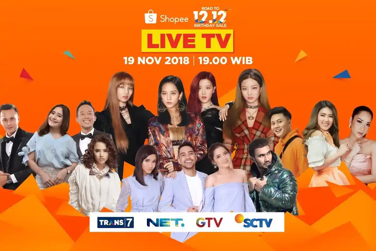 TV Online (Live Streaming) SCTV, GTV, Net TV dan Trans7, Konser Blackpink, Malam ini Pukul 19.00 WIB