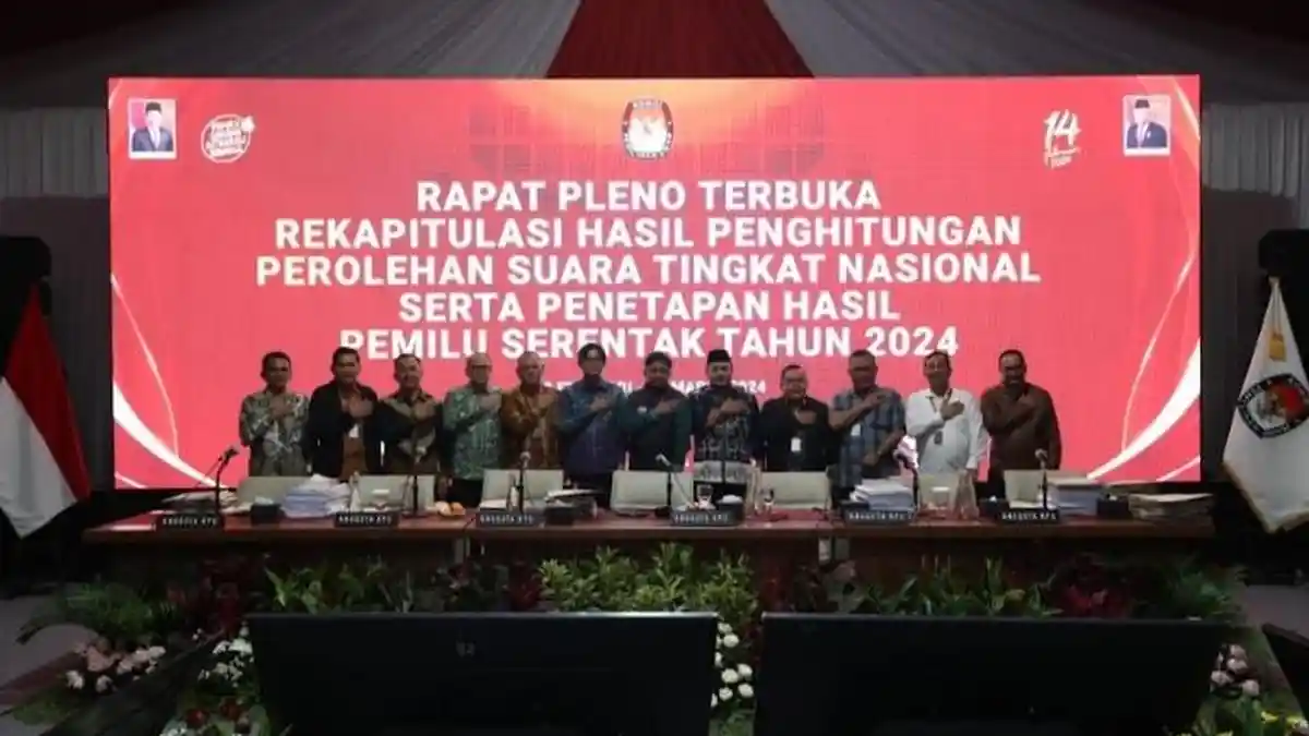 HASIL Rekapitulasi Tingkat Nasional di 32 Provinsi, Prabowo Kuasai 30 Provinsi dan Anies 2 Provinsi