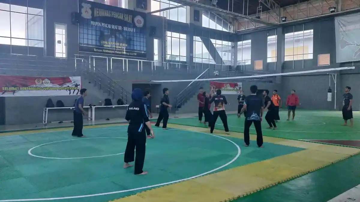Atlet Silat Kaltim Sudah Lakukan Latihan Bersama, Bermain Game Lain Agar Tidak Bosan Latihan