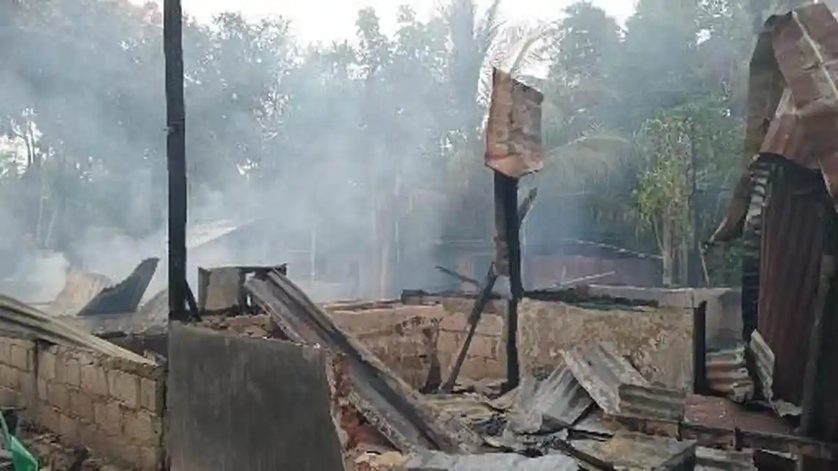 Kebakaran di Manusak Diduga Akibat Korsleting Arus Listrik 
