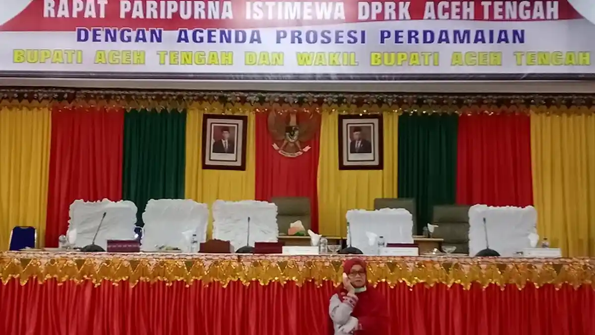 Hari ini, DPRK Aceh Tengah Gelar Rapat Paripurna Prosesi Perdamaian Bupati dan Wakil Bupati