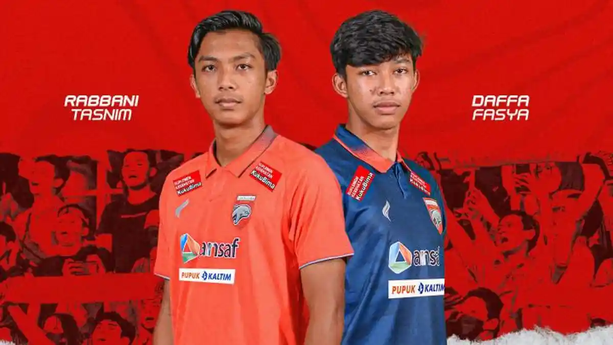 Dua Pemain Muda Borneo FC, Rabbani Tasnim dan Daffa Fasya, Dipanggil Jelang Asian Cup U-20 2023