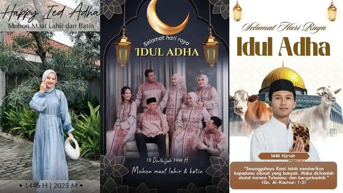 35 Template CapCut Idul Adha 2025, Gratis Pasang Foto di Twibbon Video Rayakan Hari Raya Kurban!