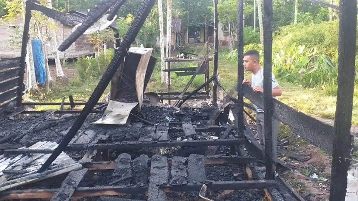 Dua Kios Milik Warga Darul Hikmah, Aceh Jaya Terbakar, Pemilik Rugi Puluhan Juta