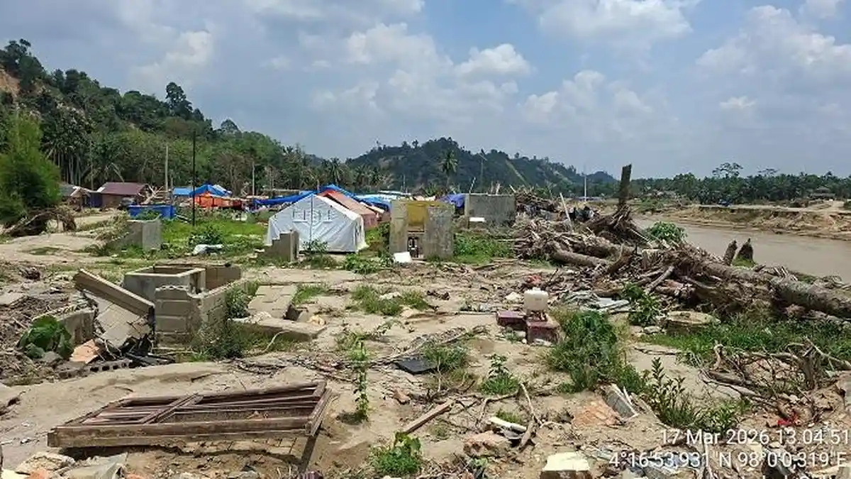 Warga Lubuksidup, Aceh Tamiang Mulai Direlokasi ke Huntara