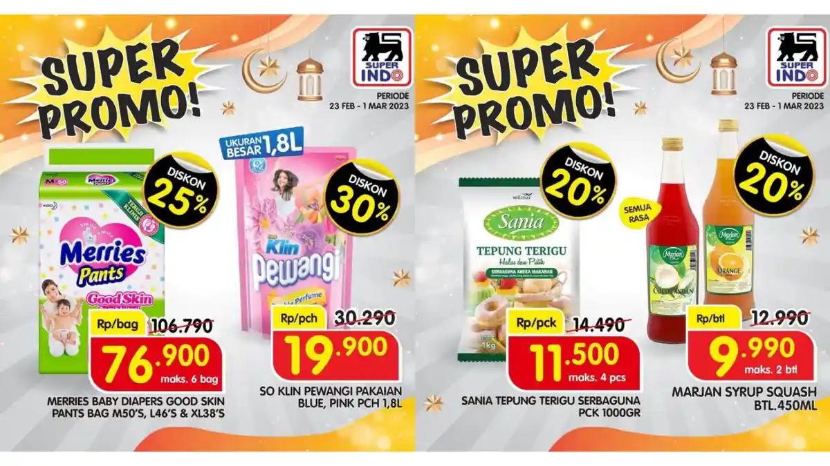 HUJAN DISKON! Promo Superindo 27-28 Februari 2023, Downy Rp 29.500 ...