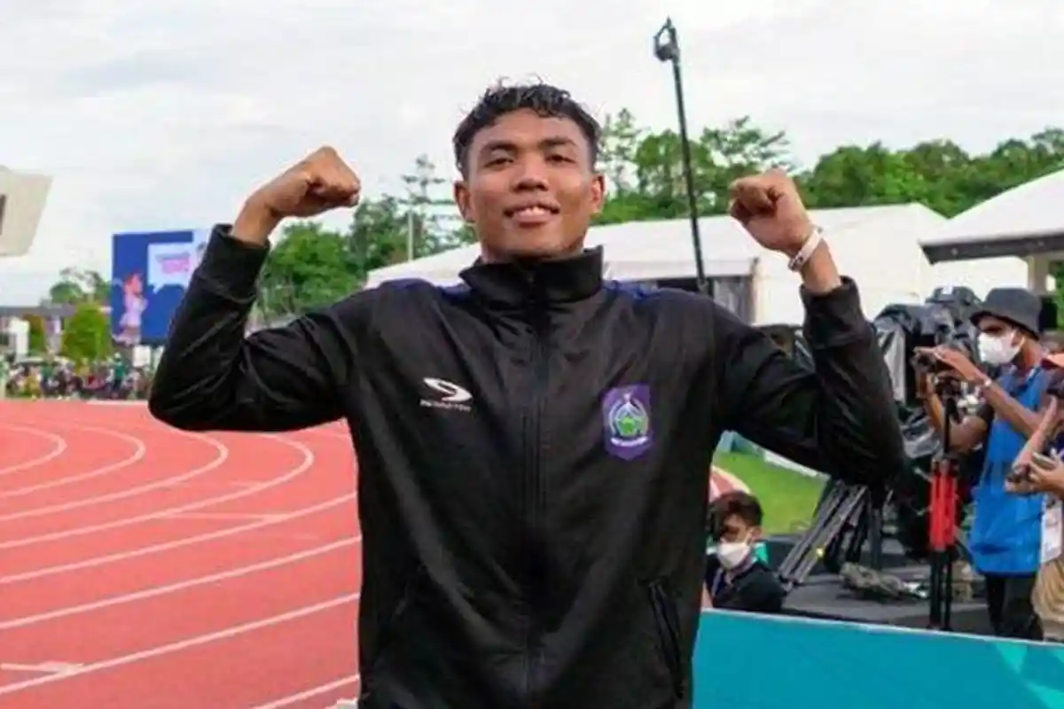 Lalu Muhammad Zohri Lolos Limit SEA Games 2023 Kamboja Meski Dalam Kondisi Sakit dan Lintasan Basah